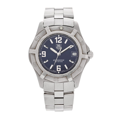 Tag Heuer Stainless Steel 37mm Professional 2000 Quartz Watch Blue WN1112 1 of 4