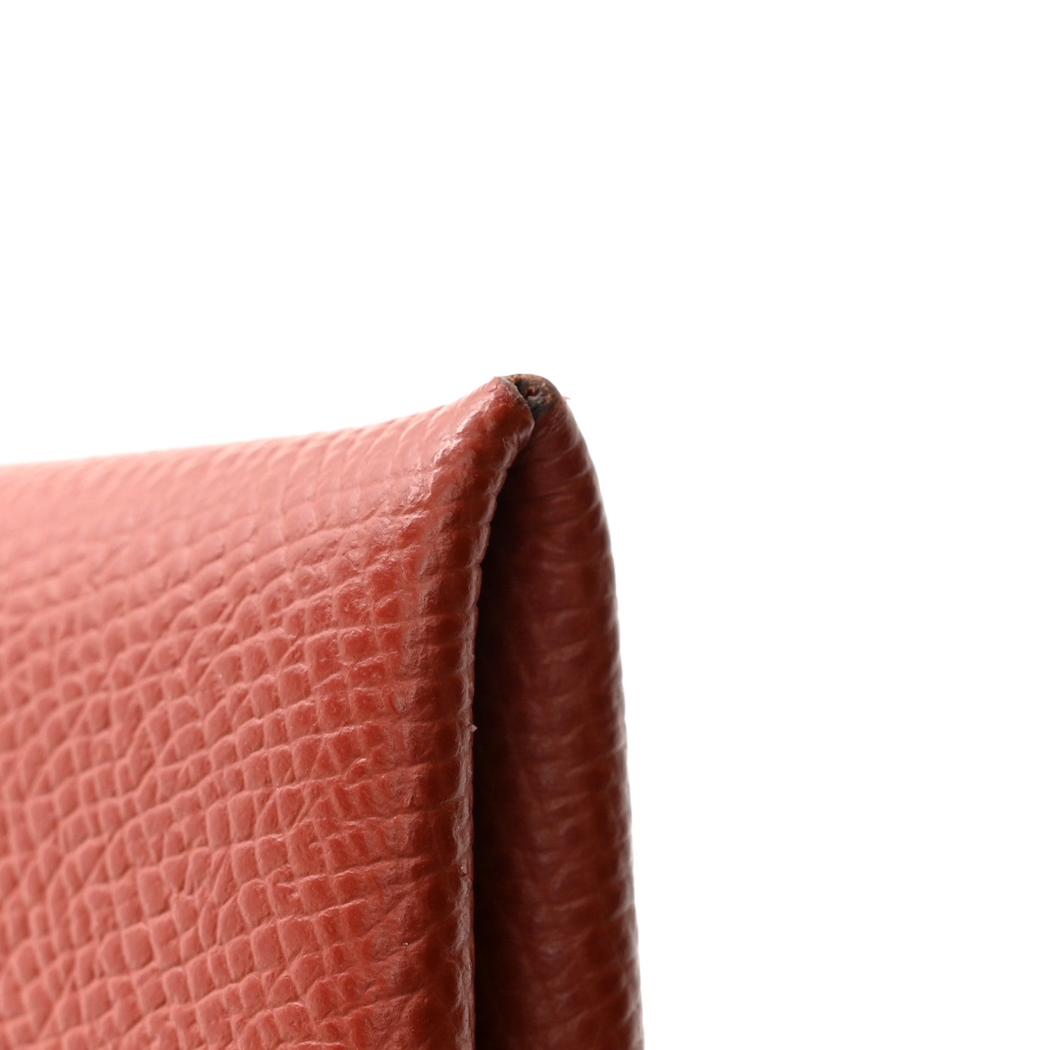 Hermes Epsom Calvi Card Case Rouge Venetian 8 of 8