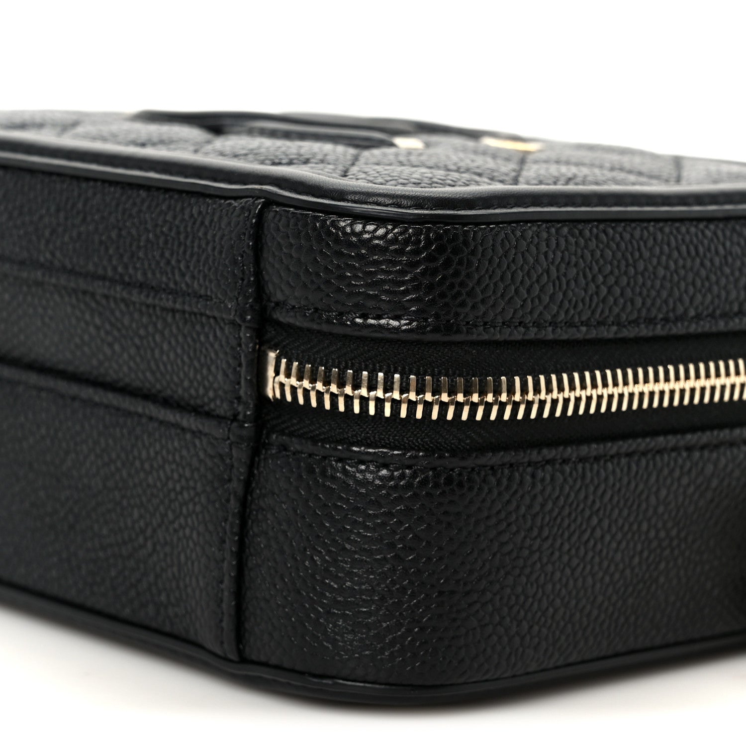 Chanel Caviar Quilted Small CC Filigree Vanity Case Black 10 of 10