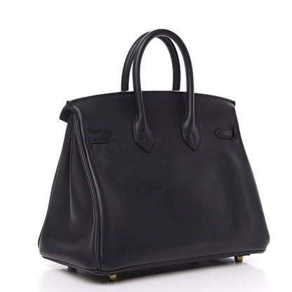 Hermes Swift Birkin 25 Bleu Indigo 2 of 8