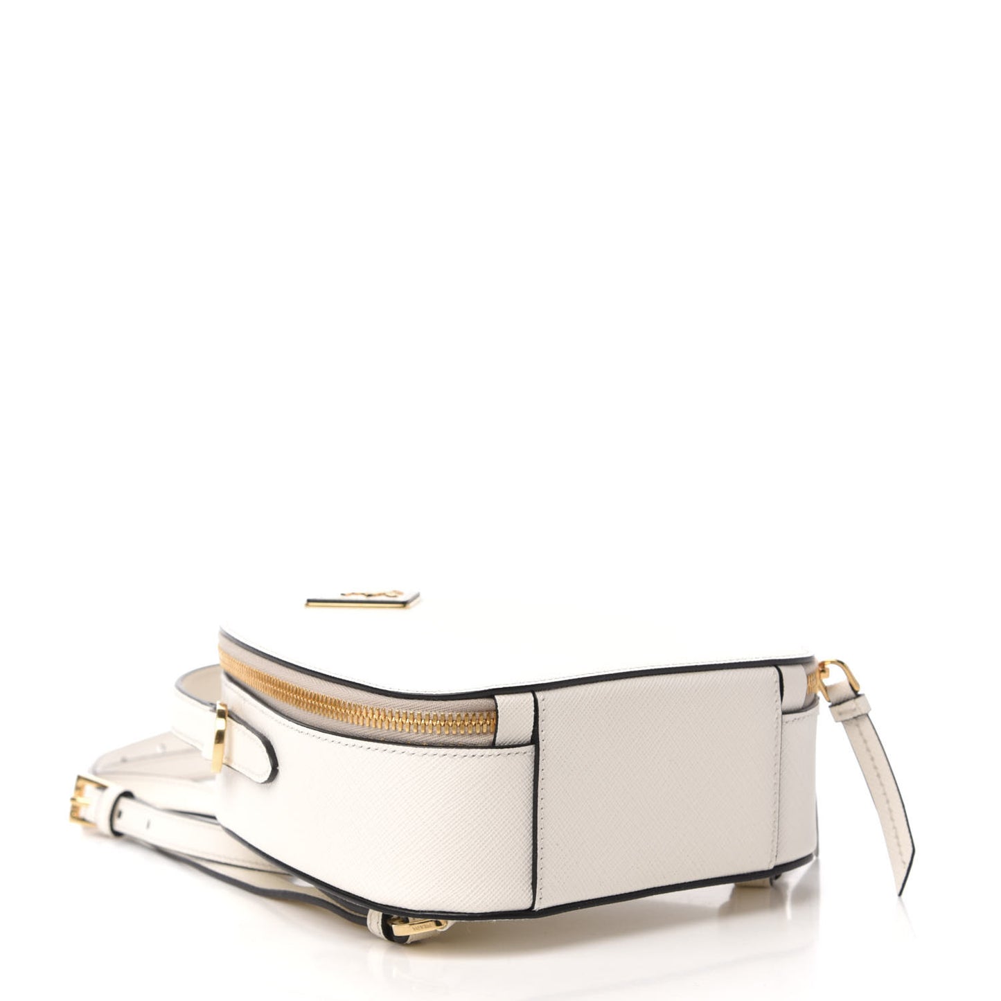 Saffiano Lux Mini Odette Backpack Bianco