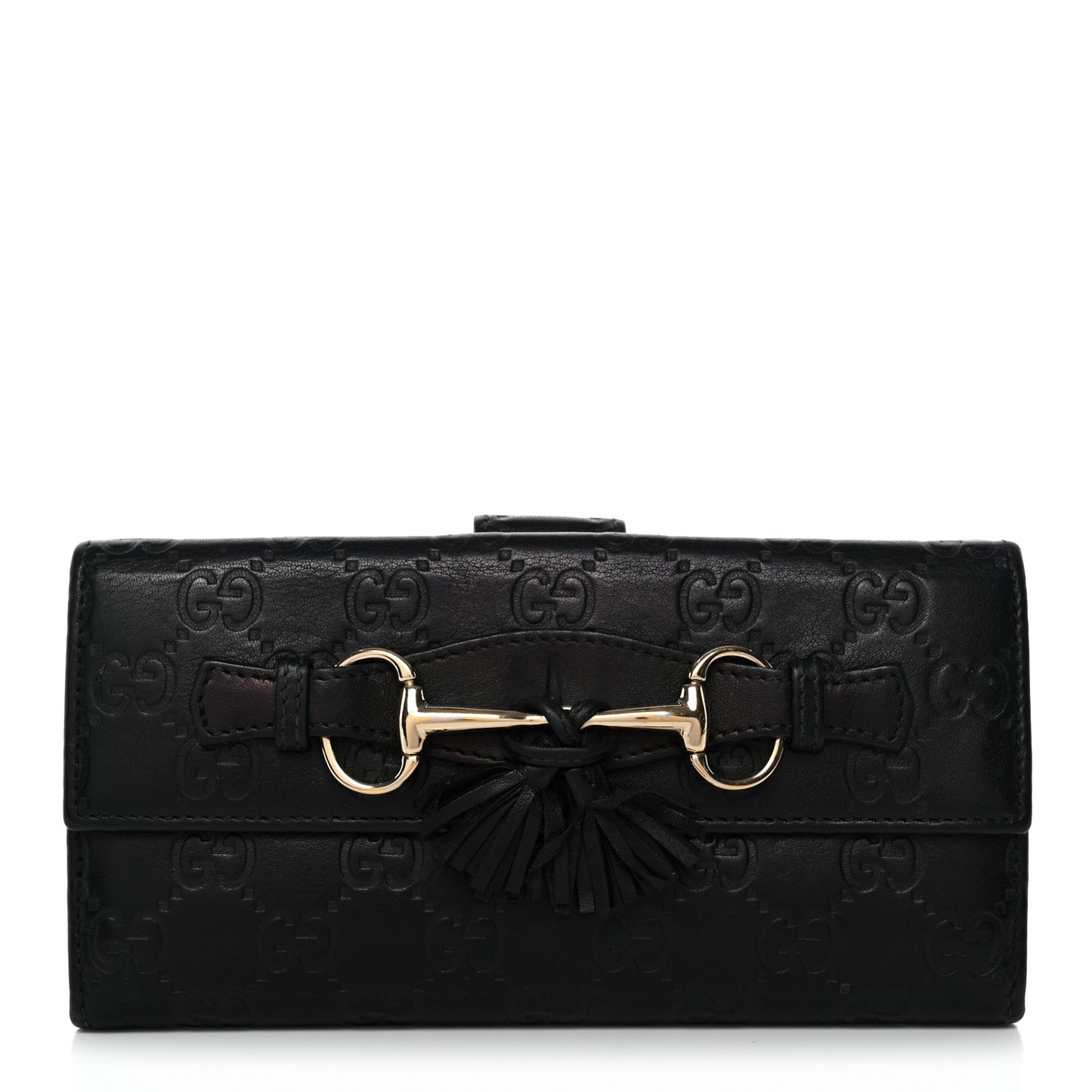 Guccissima Emily Continental Wallet Black