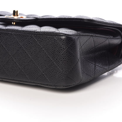 Chanel Caviar Quilted Medium Double Flap Black 10 of 10