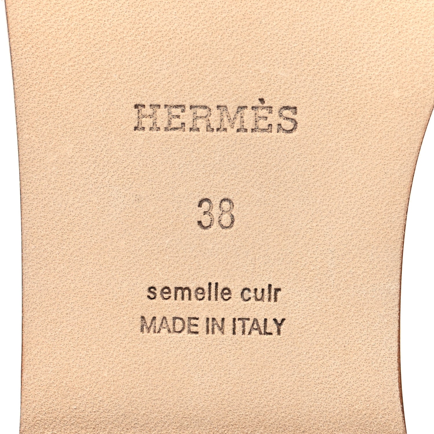 Hermes Epsom Oran Sandals 38 Rose Pale 7 of 9
