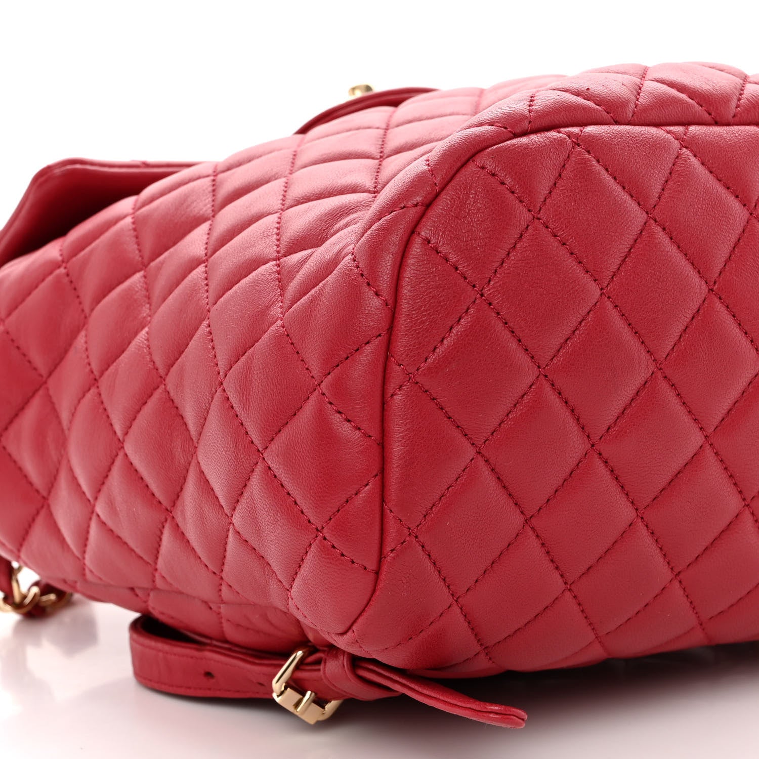 Chanel Lambskin Quilted Small Urban Spirit Backpack Red 9 of 10