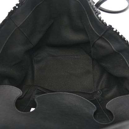 Proenza Schouler Raffia Calfskin Pipe Bag Black 5 of 12