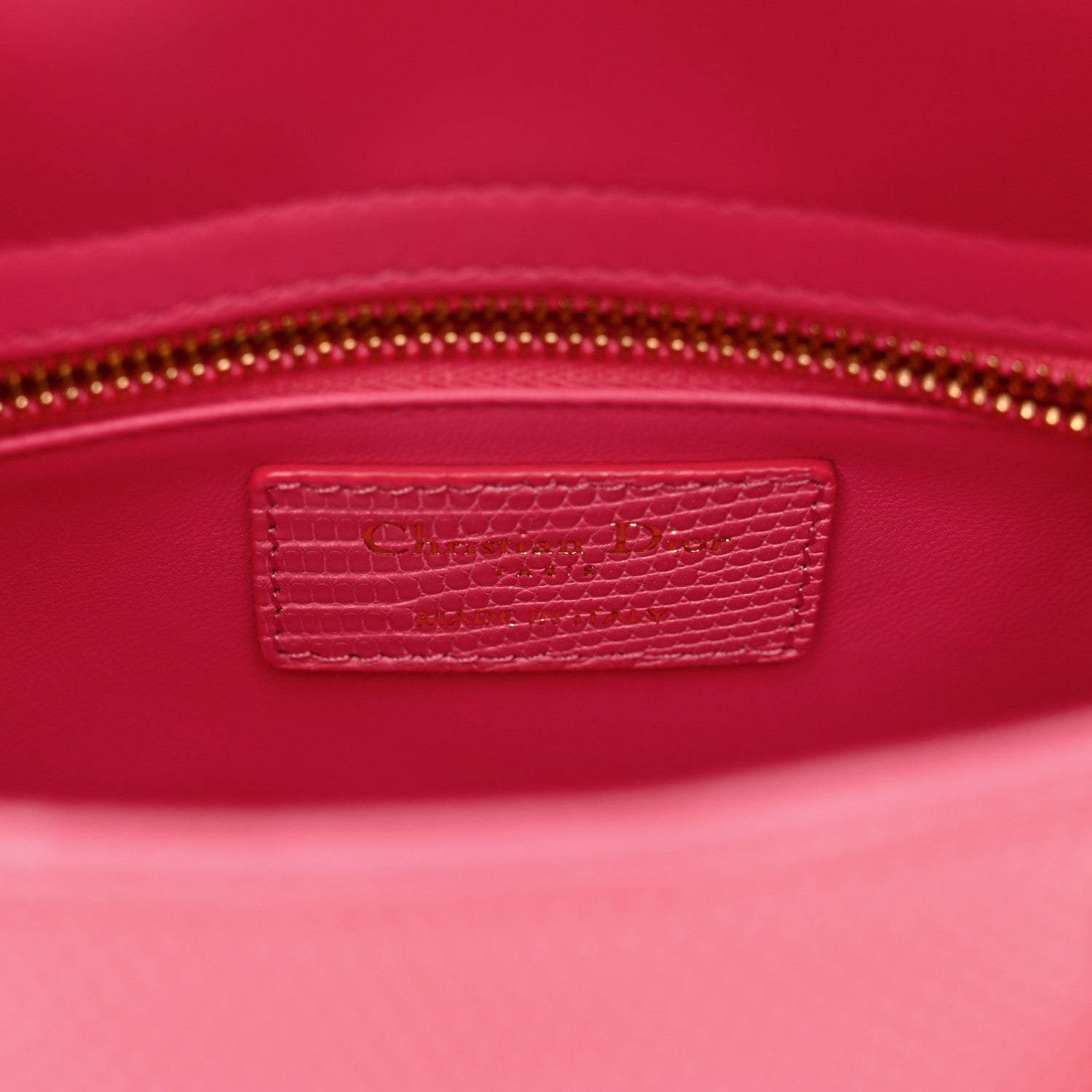 Christian Dior Lizard Mini Lady Dior Pink 6 of 10