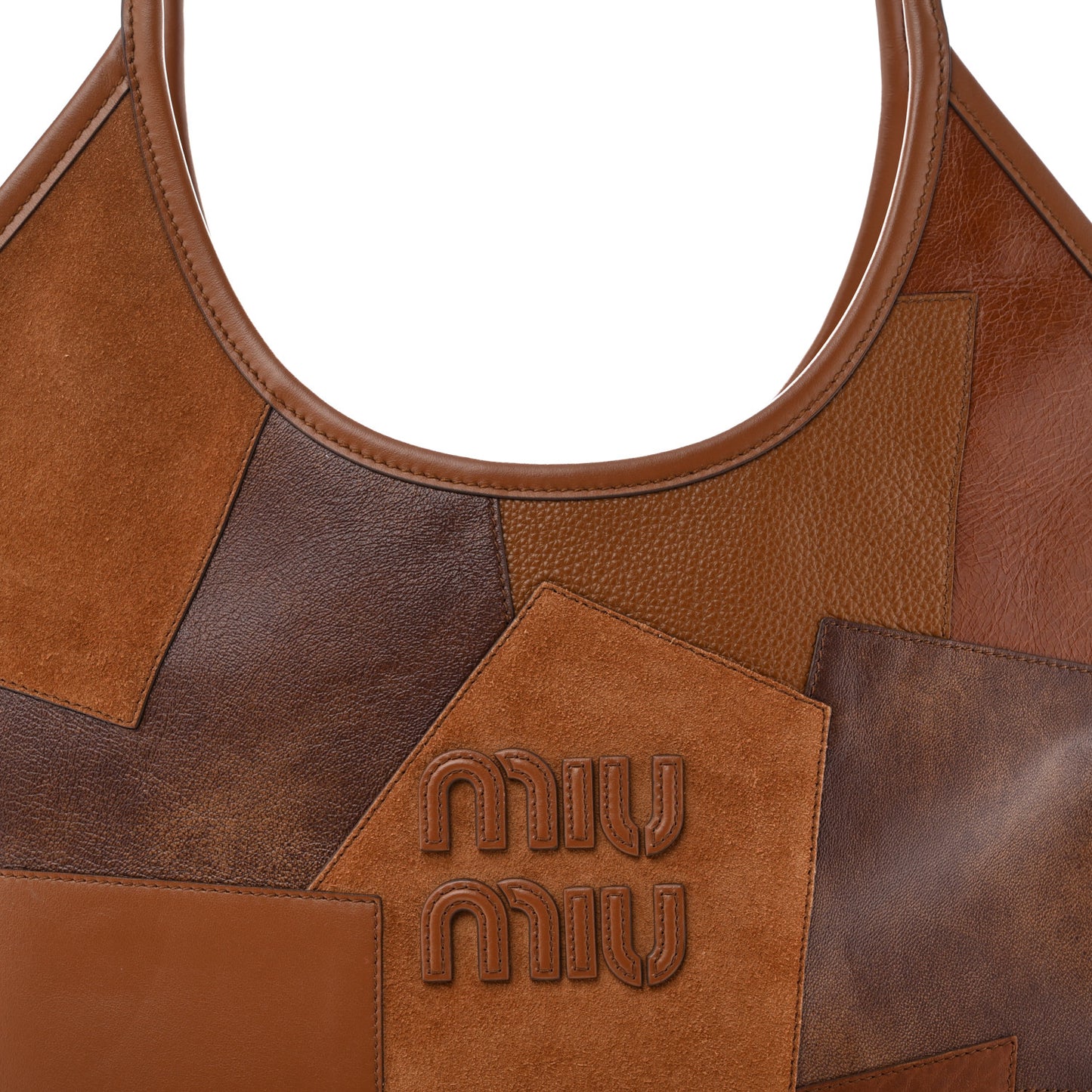 Nappa Patchwork Ivy Bag Cognac