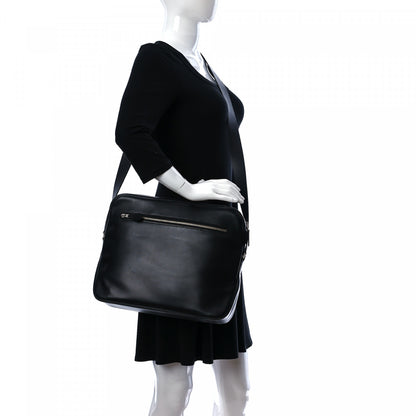 Hermes Evergrain Hebdo Reporter Document Holder Black 2 of 9