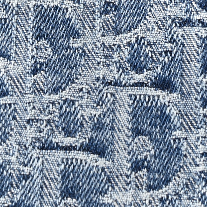 Christian Dior Denim Jacquard Oblique Medium Toujours Blue 10 of 12