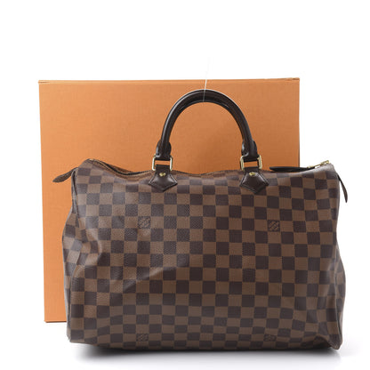 Louis Vuitton Damier Ebene Speedy 35 12 of 12