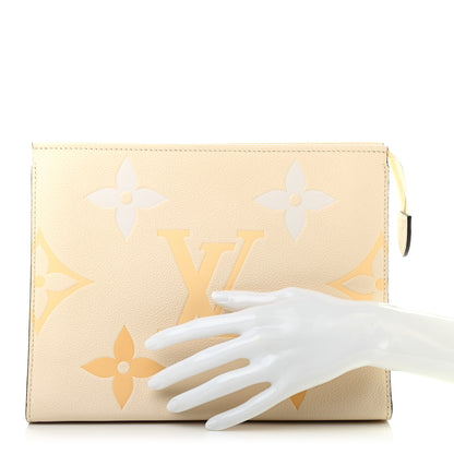 Louis Vuitton Empreinte Monogram Giant By The Pool Toiletry Pouch 26 Cream Saffron 4 of 12
