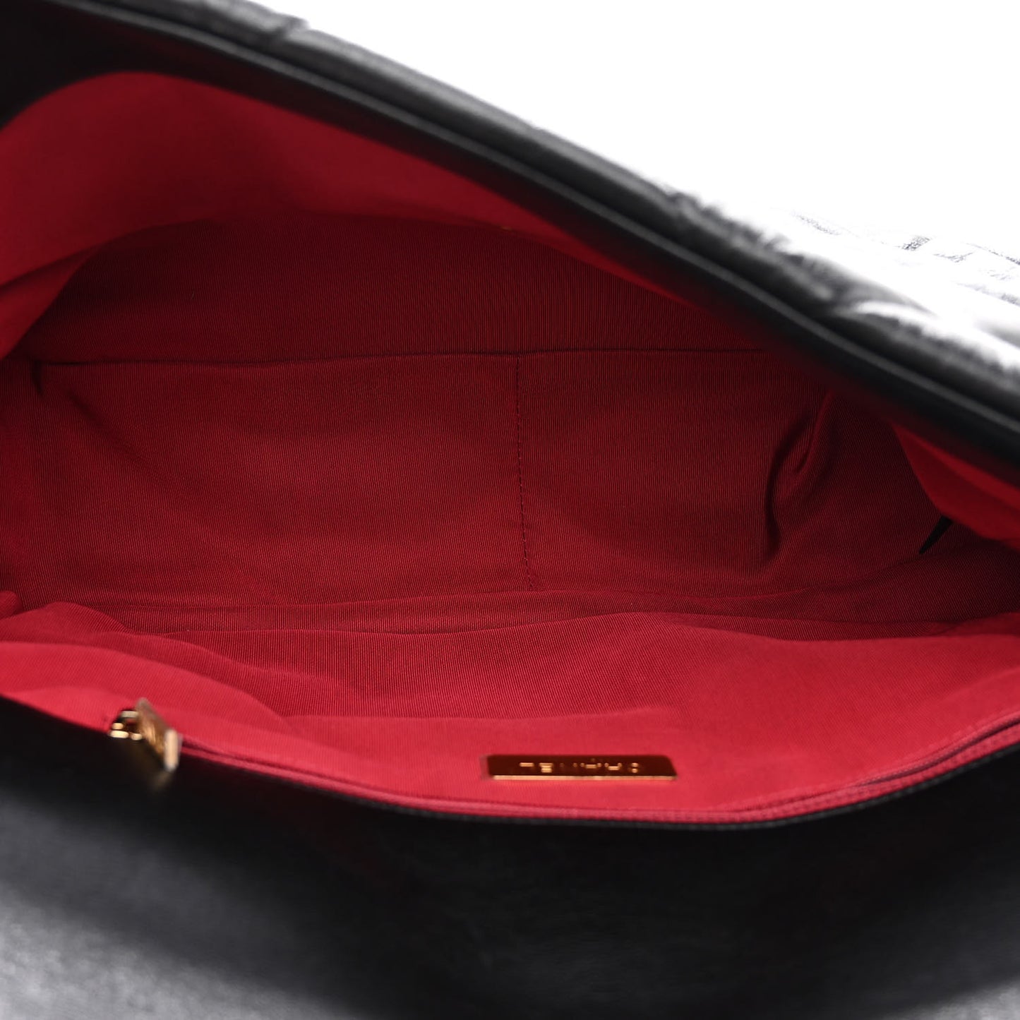 Goatskin Quilted Maxi Chanel 19 Flap Black
