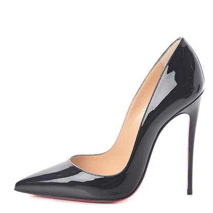 Christian Louboutin Patent So Kate 120 Pumps 37 Black 1 of 8