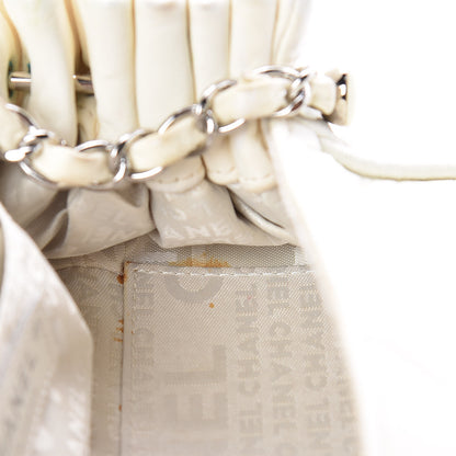 Chanel Lambskin Quilted Small Accordion Flap White 10 of 21