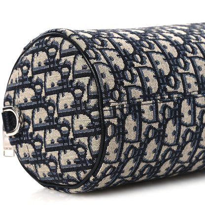 Christian Dior Oblique Roller Messenger Bag Blue 9 of 13