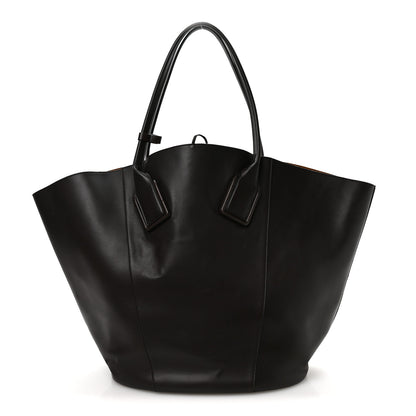 Bottega Veneta Smooth Calfskin Large Basket Tote Fondente 1 of 12