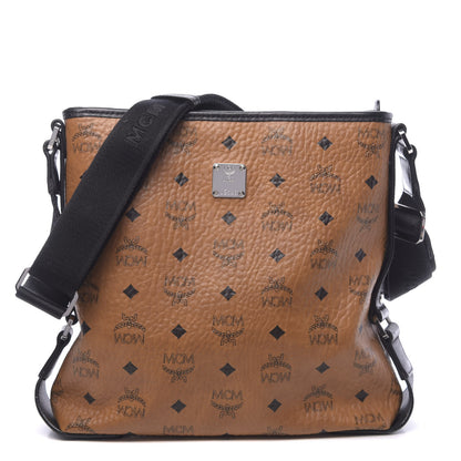MCM Visetos Crossbody Messenger Cognac 1 of 12