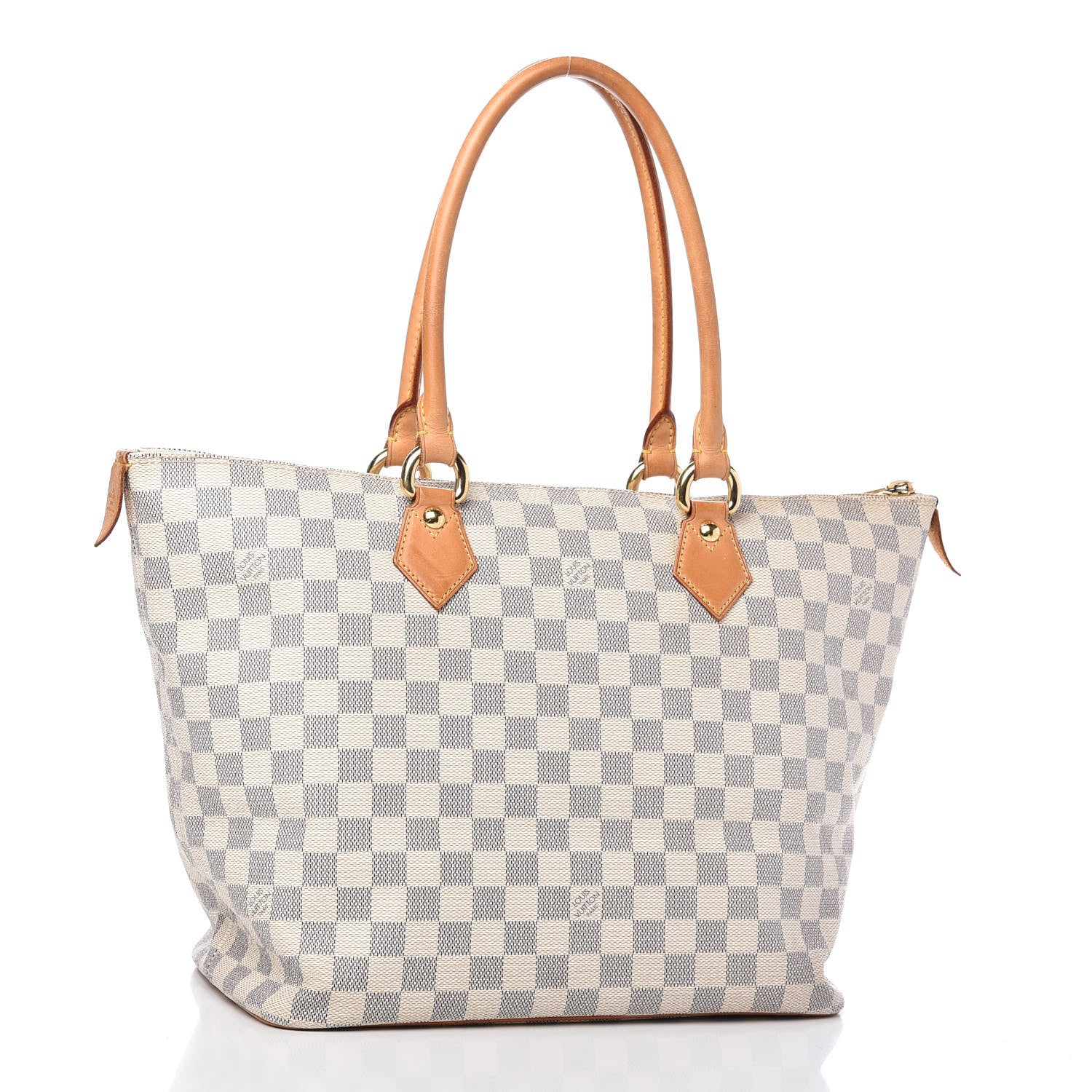 Louis Vuitton Damier Azur Saleya MM 3 of 10