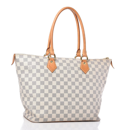 Louis Vuitton Damier Azur Saleya MM 3 of 10