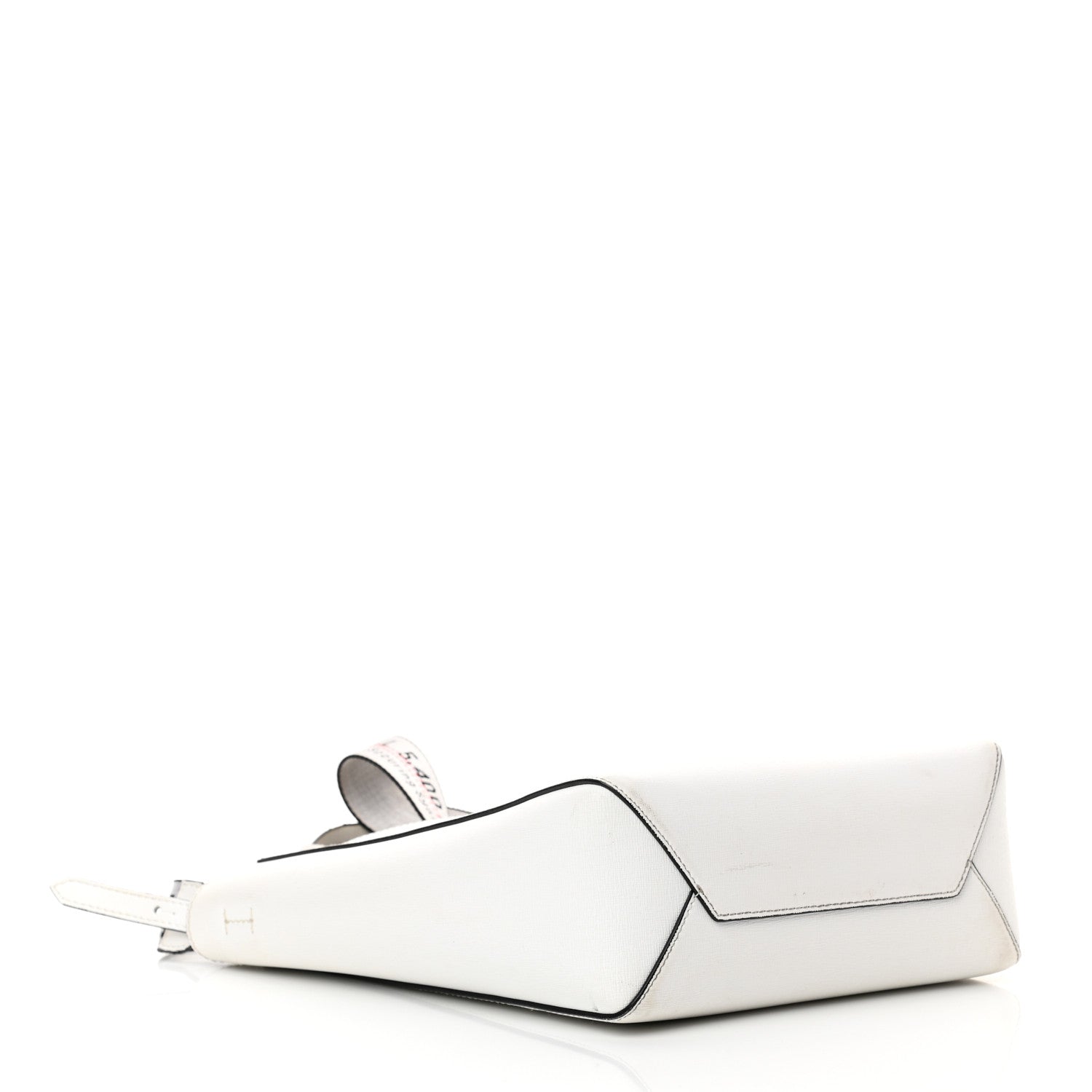 Off-White Calfskin Sculpture Tote Bag White 4 of 18