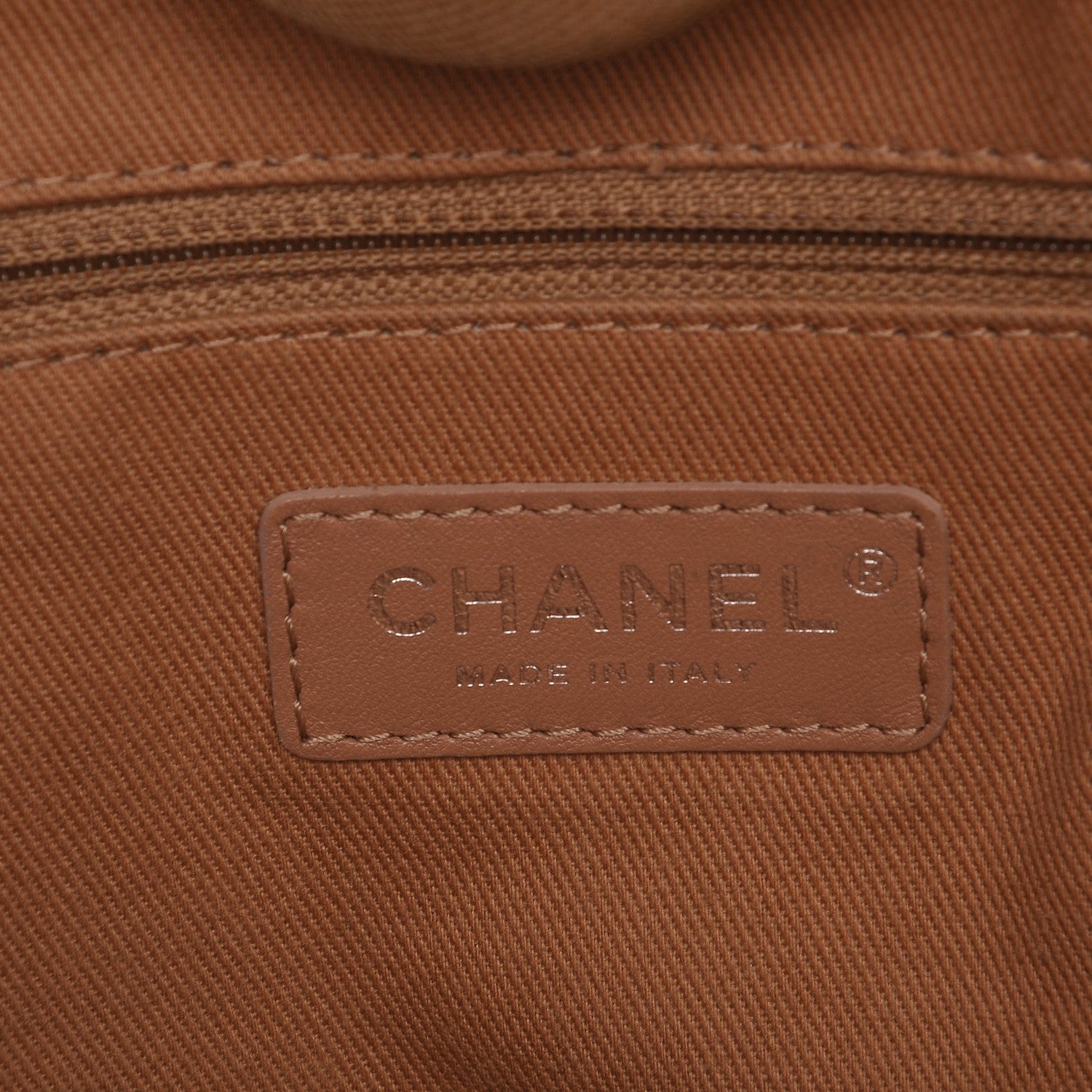 Chanel Canvas Small Deauville Tote Ecru 7 of 8