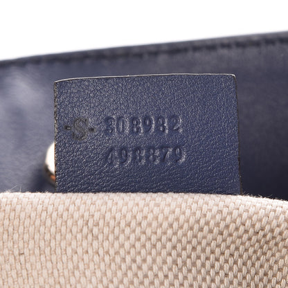 Gucci Patent Medium Soho Chain Shoulder Bag Uniform Blue 7 of 7