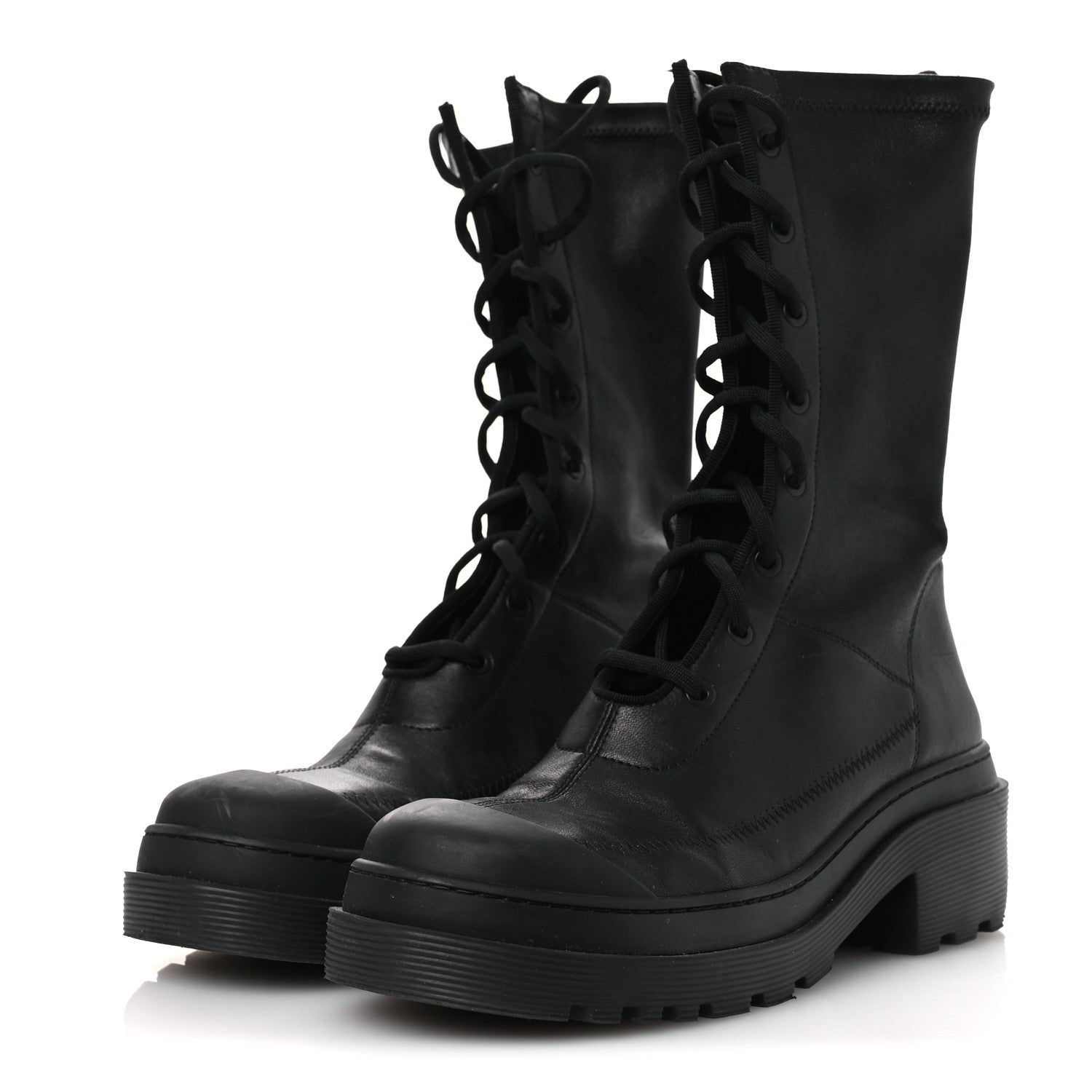 Christian Dior Nappa Stretch Dior Arcade Boots 39 Black 1774920
