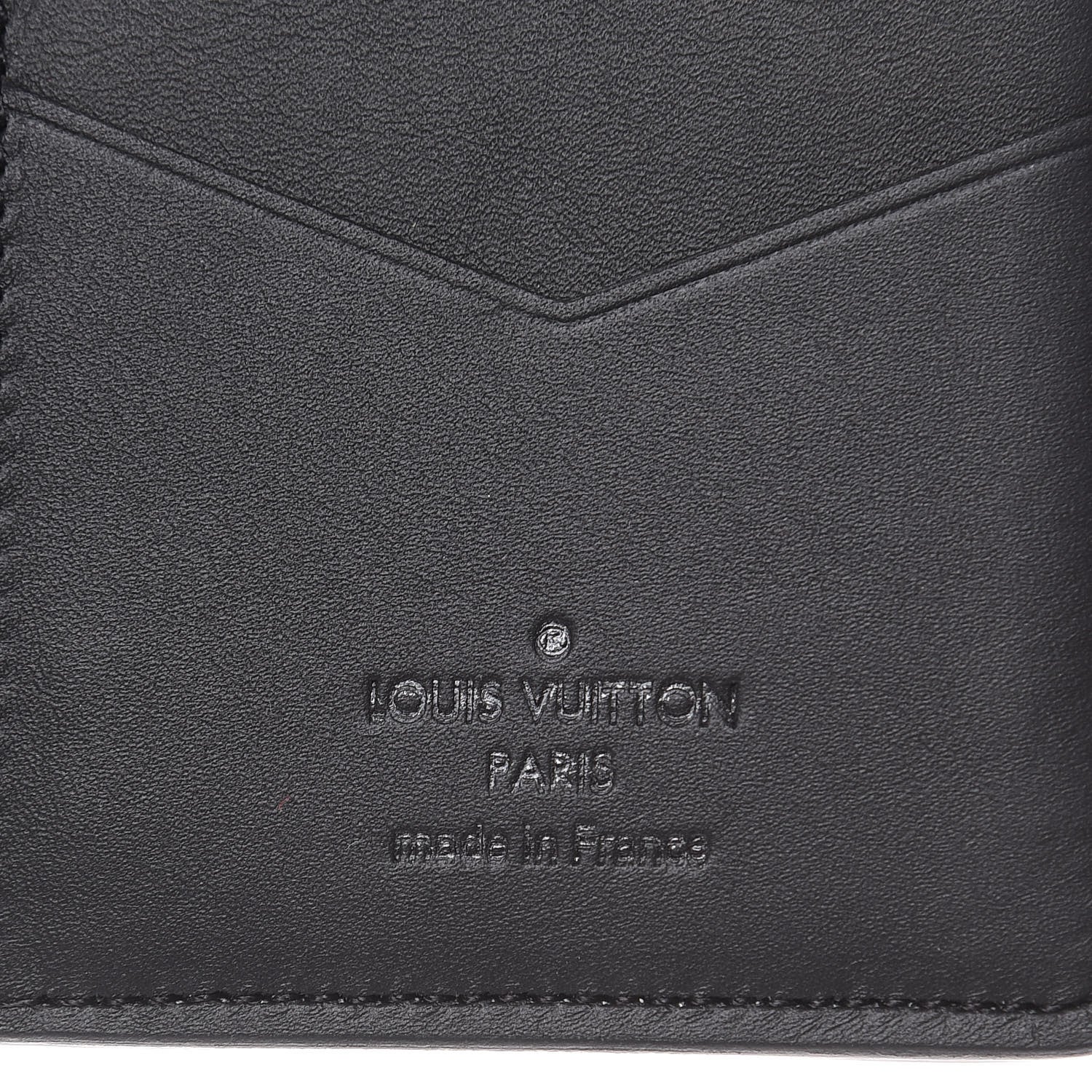 Louis Vuitton Calfskin Monogram Shadow Pocket Organizer Black 6 of 7