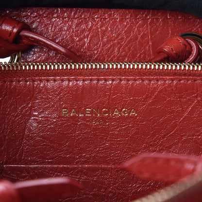 Balenciaga Agneau S Blanket Square Tote Rouge Brique 6 of 9