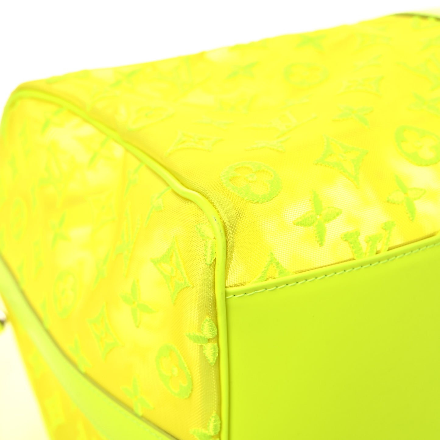 Monogram Fluo See Through Keepall Bandouliere 50 Yellow