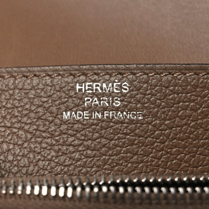 Hermes Togo Dogon Compact Wallet Etoupe 6 of 9