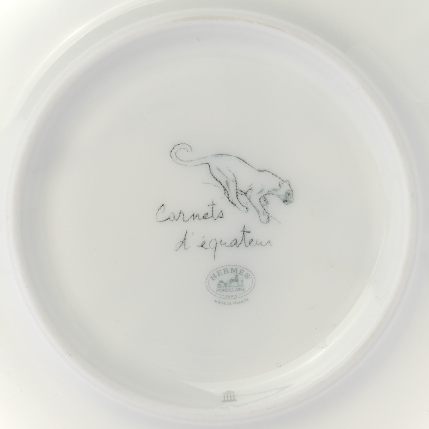 Hermes Porcelain Carnets d'Equateur Bread And Butter Plate 6 of 7