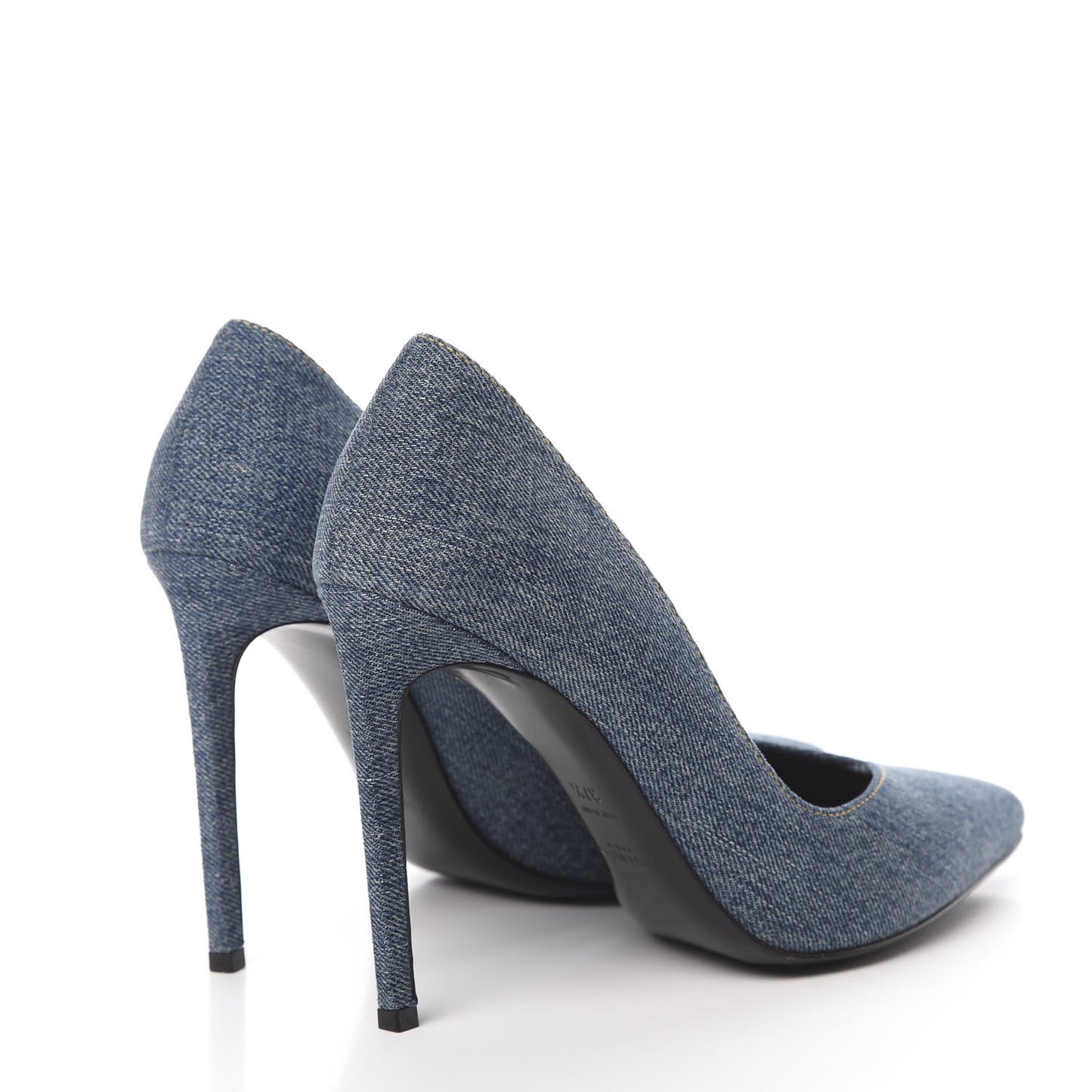 Denim Classic Paris Escarpin V 105 Skinny Pumps 37.5 Light Blue