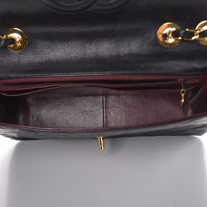 Chanel Lambskin Quilted XL Jumbo Single Flap Black 6 of 14