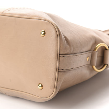 Saint Laurent Calfskin Oversized Muse Beige 6 of 10