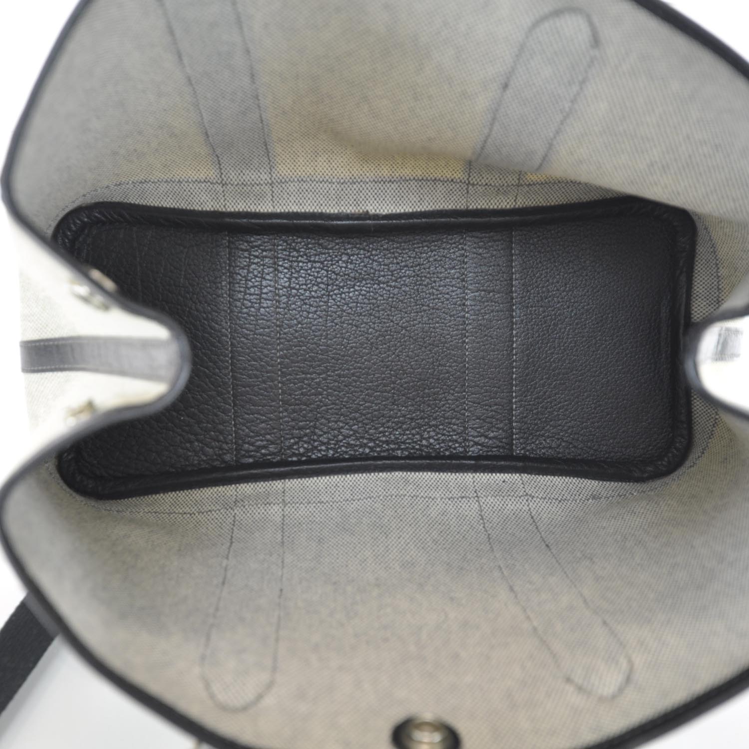 Hermes Toile Leather Garden Party PM 10 of 10