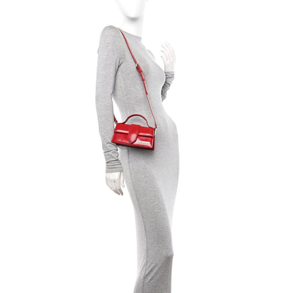 Jacquemus Glazed Calfskin Le Bambino Red 2 of 9