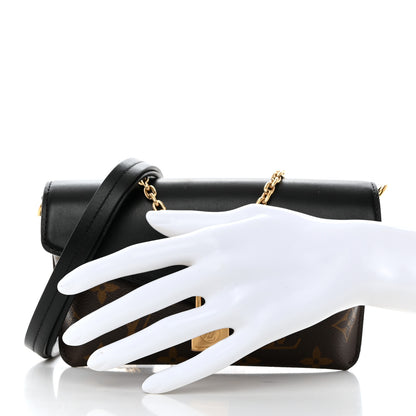 Louis Vuitton Monogram Padlock On Strap Black 2 of 7