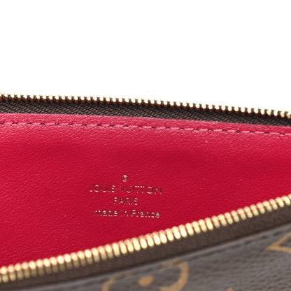 Louis Vuitton Monogram Felicie Chain Wallet Zippered Insert Fuchsia 4 of 4