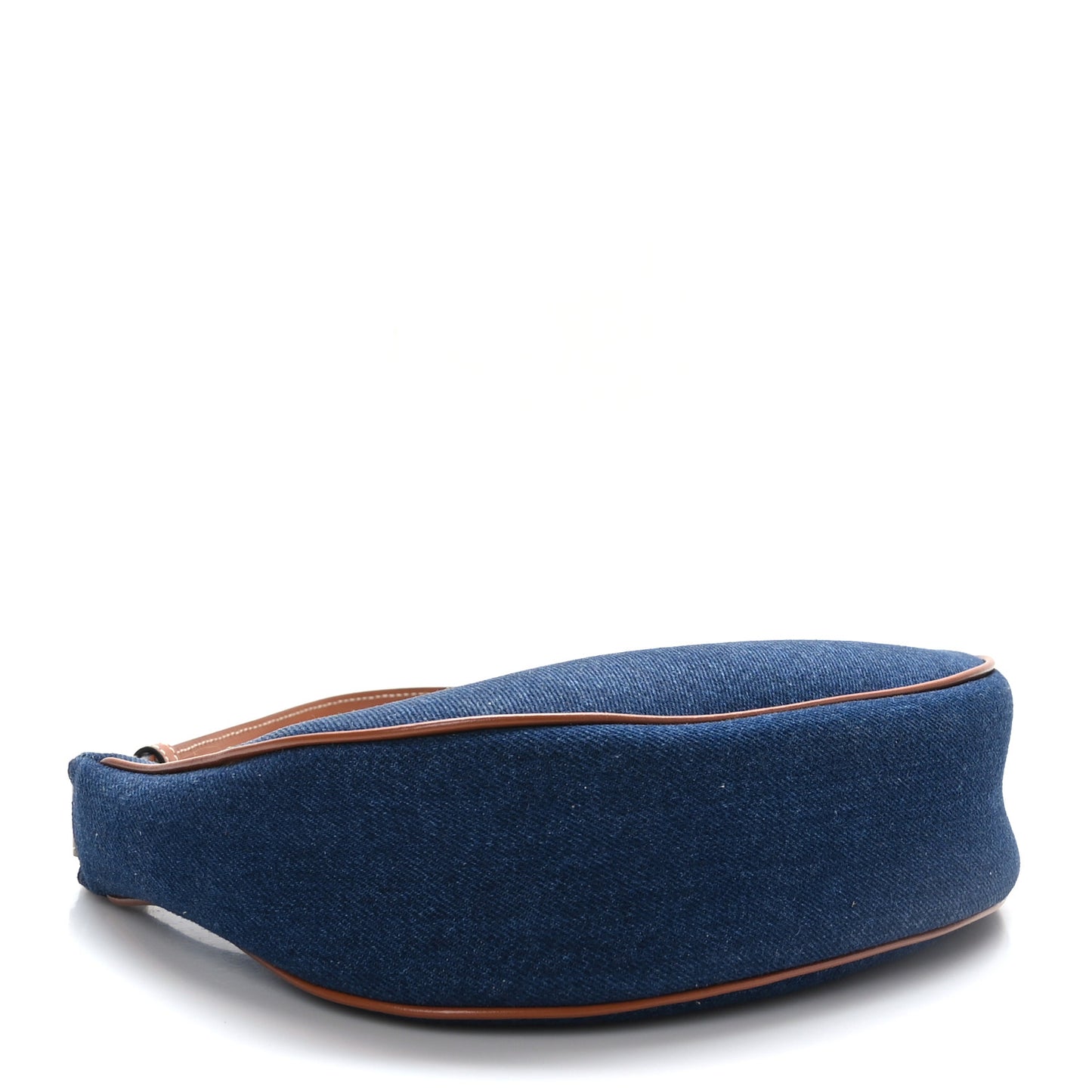 Denim Ava Shoulder Bag Navy Tan