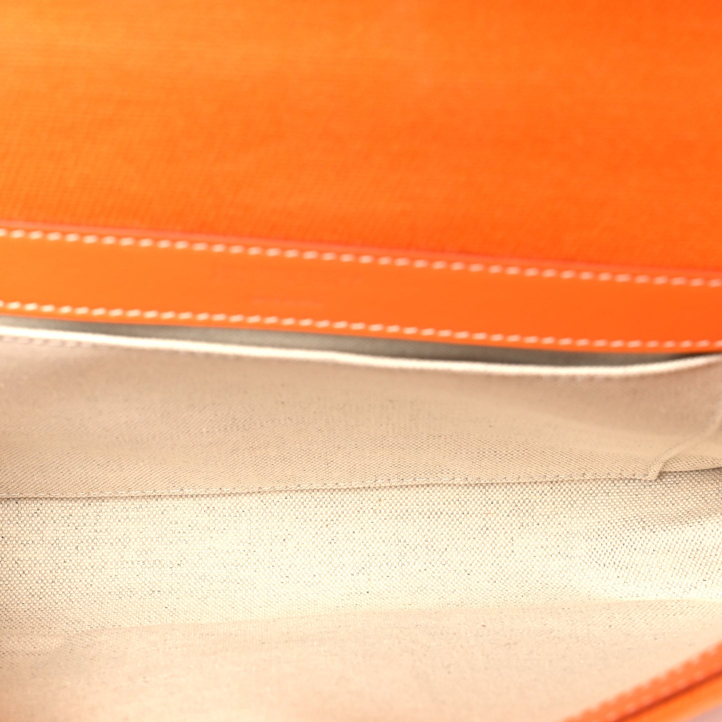 Canvas Horseferry Print Small Lola Bag Deep Orange