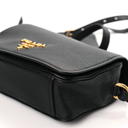 Prada Vitello Phenix Crossbody Bag Black 8 of 8