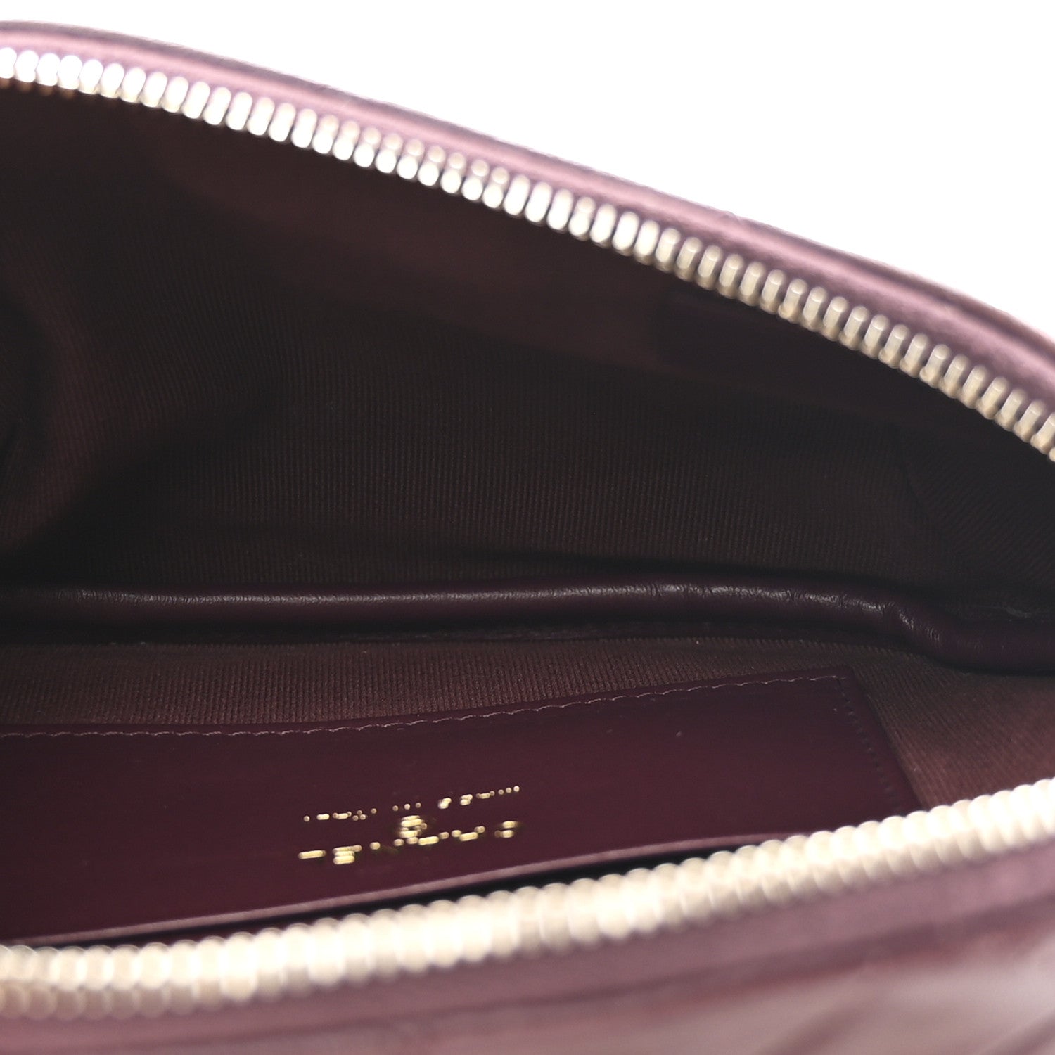 Chanel Shiny Lambskin Enamel Quilted Waist Bag Fanny Pack Burgundy 5 of 10