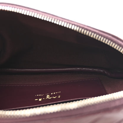 Chanel Shiny Lambskin Enamel Quilted Waist Bag Fanny Pack Burgundy 5 of 10