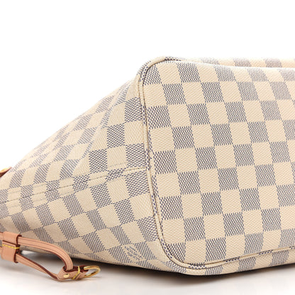 Louis Vuitton Damier Azur Neo Neverfull MM Rose Ballerine 10 of 11