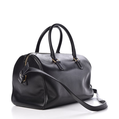Saint Laurent Calfskin Classic Duffle 6 Black 4 of 10