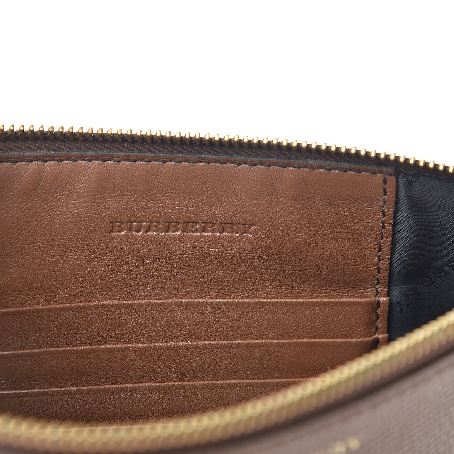 Burberry House Check Derby Peyton Crossbody Clutch Bag Tan 6 of 13