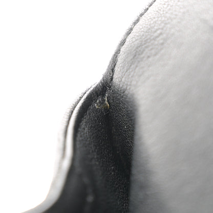 Saint Laurent Sheepskin Matelasse Chevron Monogram Large College Satchel Black 11 of 13