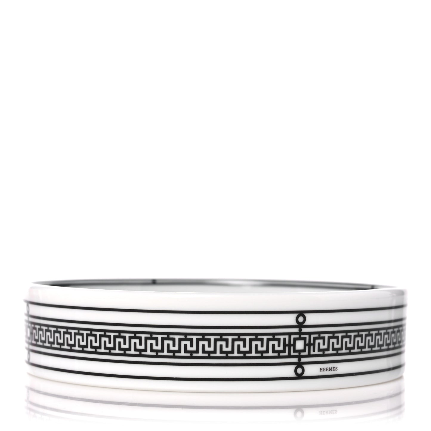 Porcelain H Deco Small Bowl Black